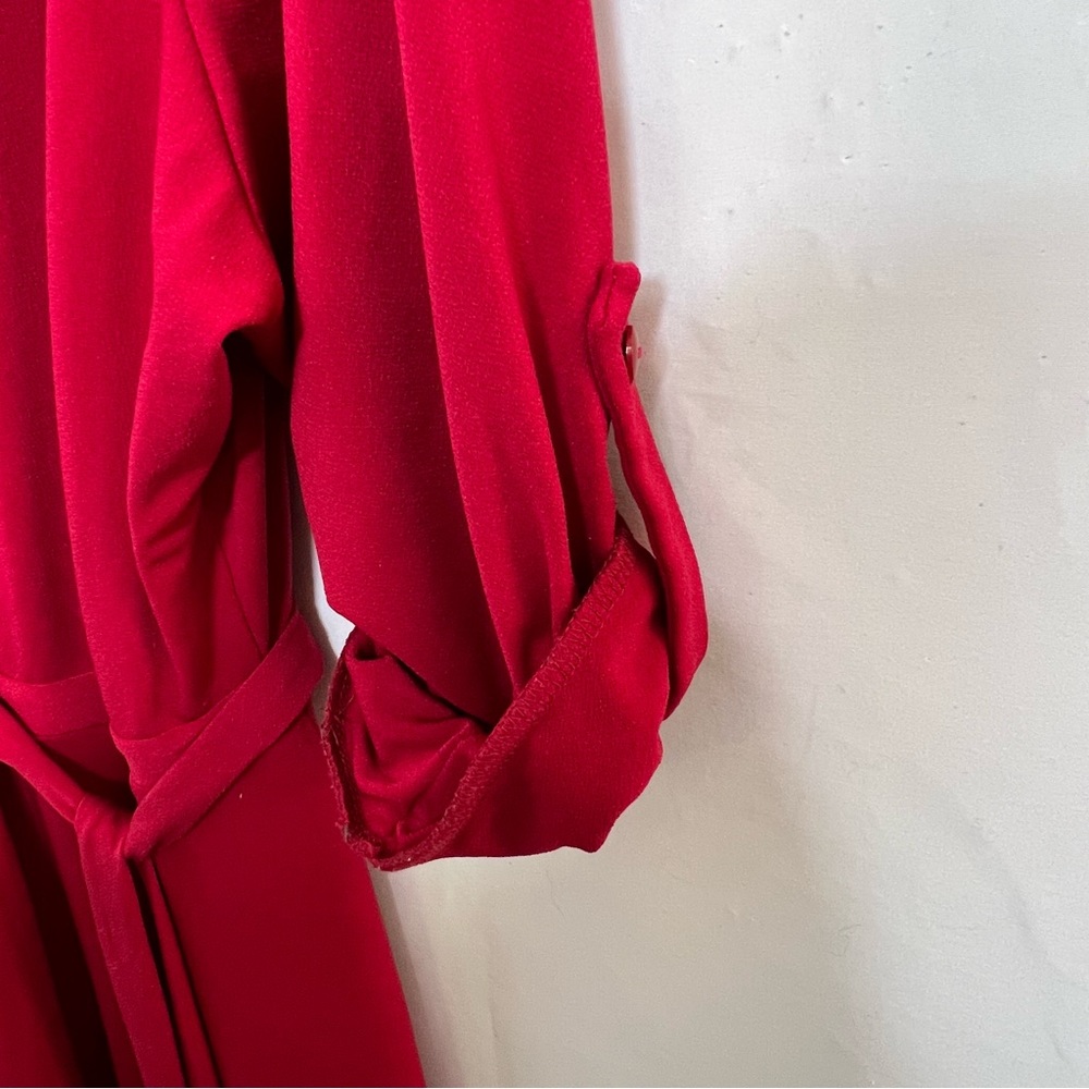 Modcloth Red Midi Dress - Picture 6 of 9
